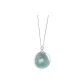 Blue Water Peaceful Buckle Necklace