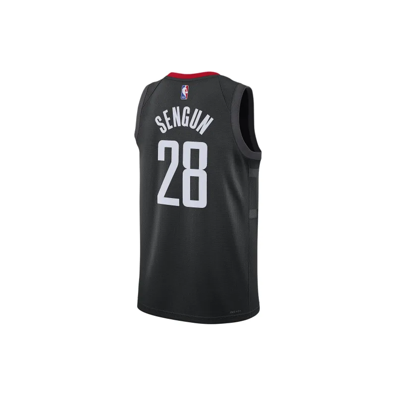 Jordan x NBA Houston Rockets Swingman Statement Edition Dri FIT Basketball Jersey Men's Black/Coal Black-1