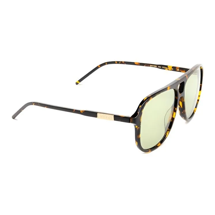 GUCCI Acetate Aviator Sunglasses Men's Tortoiseshell-2