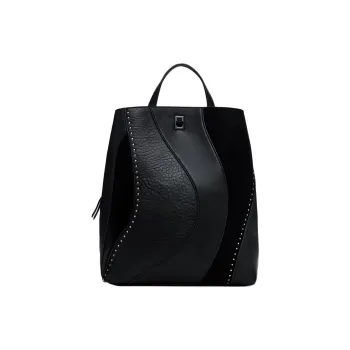 Desigual Polyurethane Backpack Regular Women's Black