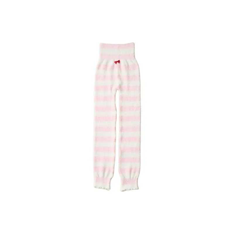 Yalu Thermal Pants Women's Pink White Stripes-0
