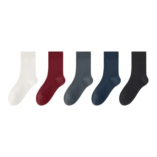 Thirteen day Season Mid Calf Socks Men's 5 Pack