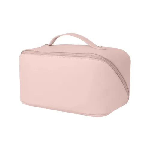 Worm's Home PU Makeup Bag Women's Pink/Milk White/Coffee