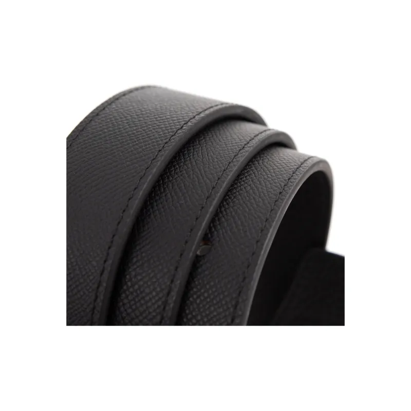 KARL LAGERFELD Top Grain Cow Leather Belts Unisex Width 34mm-3