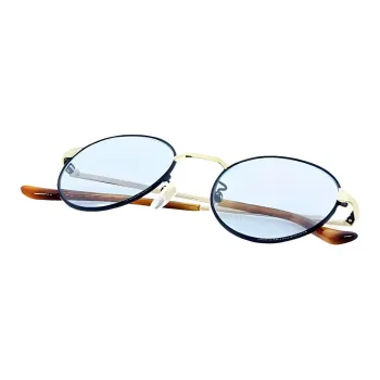 GUCCI Round Sunglasses Unisex Gold