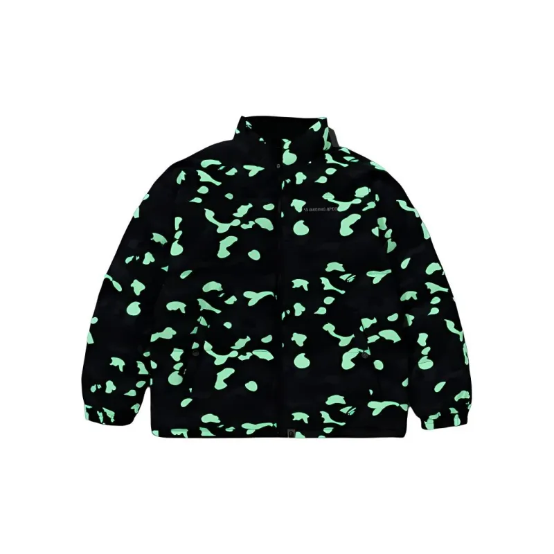 A BATHING APE City Camo Reversible Down Jacket-4