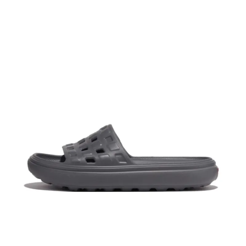 Vans Slide On VR3Cush Slip Resistant Abrasion Resistant Slide Slippers Men's Dark Gray-0