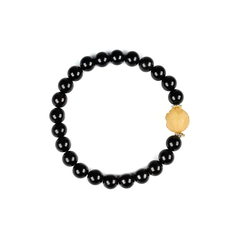 WUDE Ebony Wooden Bracelets Unisex-7