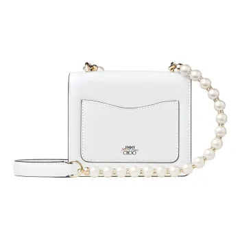 Jimmy Choo SAILOR MOON Collaboration Leather Crossbody Bag Shoulder Bag Mini Women's White & Red