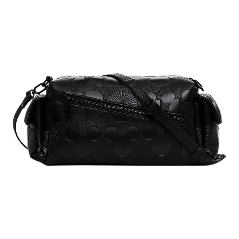 Desigual Polyurethane Crossbody Handbag, Shoulder Bag Regular Women's Black-3