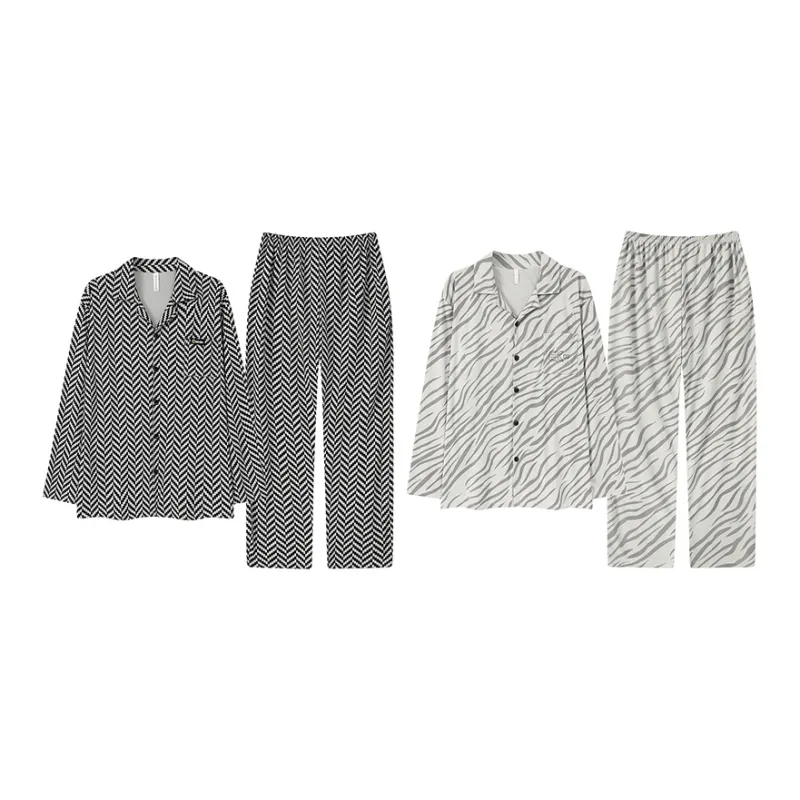 Cotton Gene Pajama Set Men's Combo Set-39
