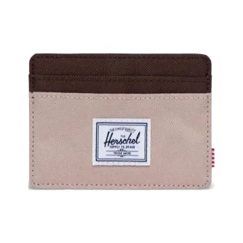 Herschel Recycled Fabric Fabric Card Holder Regular Women's Light Taupe Chicory Coffee