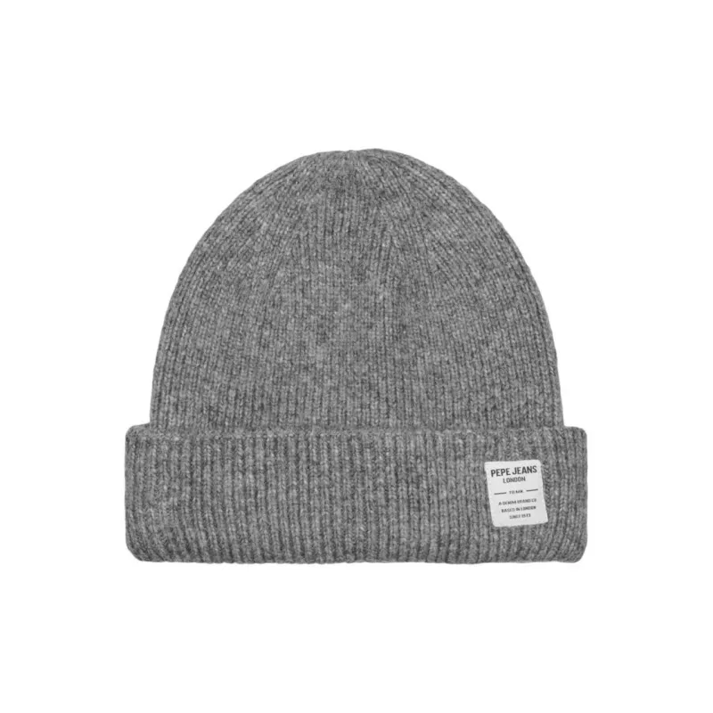 Pepe Jeans Acrylic, Nylon, Wool Beanies Men's Gray-0