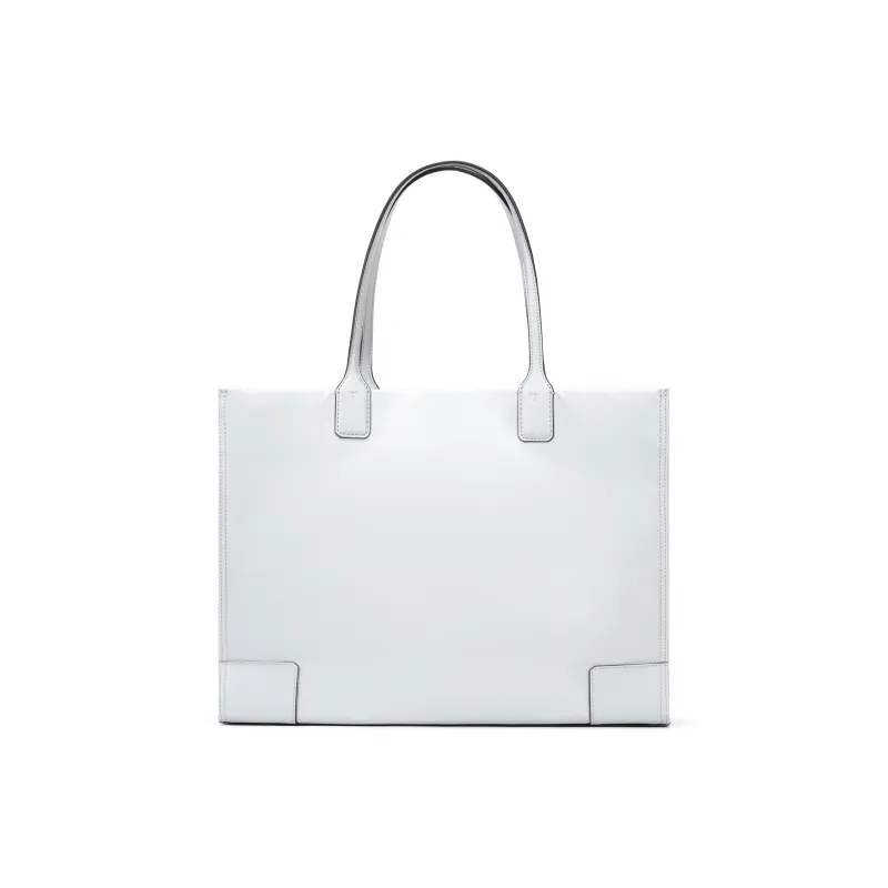 TORY BURCH Ella Polyamide Tote Bag Shopping Bag Handbag Medium Size Women's Gray Blue-2
