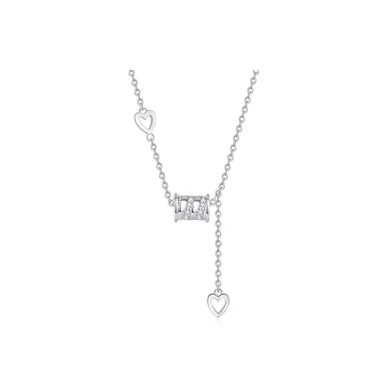 CHIEMOT S925 Silver Collarbone Chain Unisex-0