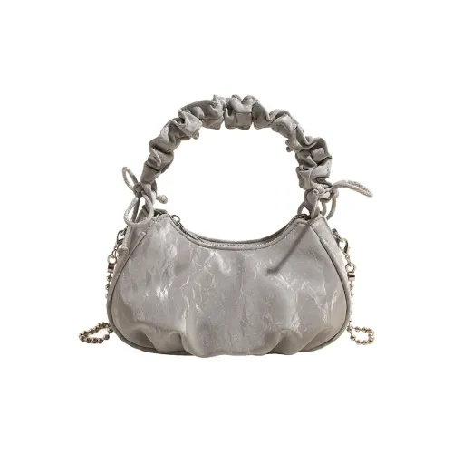 HCXK PU Versatile Shoulder Bag Advanced Crossbody Women's Bag Regular Women's Ecru/Green/Pink/Silver