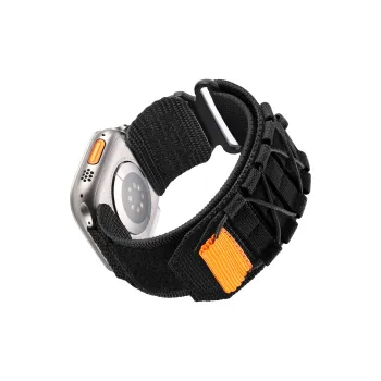 LOVINGCOOL Watch Band Apple Compatibility 38mm/49mm Nylon And Canvas Material