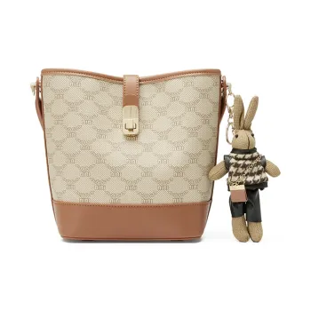 JOSINY PU Shoulder Bag Regular Women's Brown