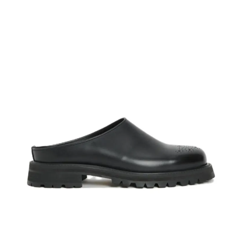 Hender Scheme Commando Wrap-toe Slippers Men's Black-1