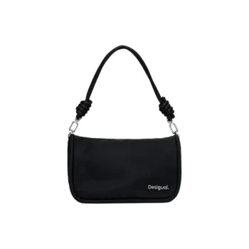Desigual Polyamide Shoulder Bag, Crossbody Bag, Handbag Regular Women's Black