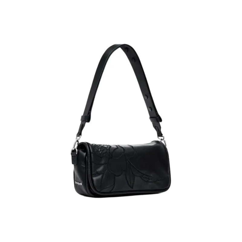 Desigual PU Shoulder Bag Regular Women's Black-1