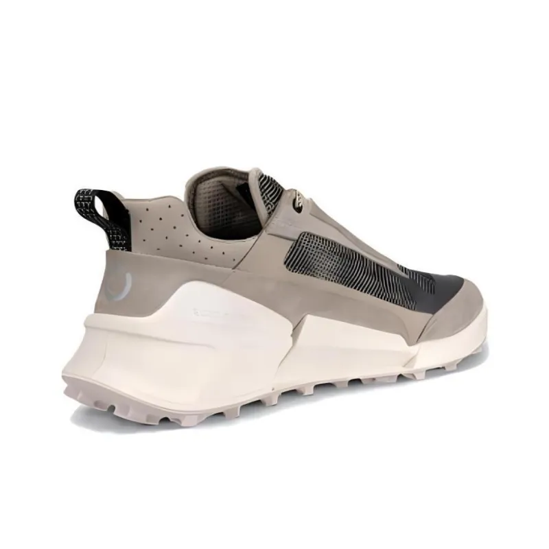 Ecco Wear Resistant Low Top Casual Shoes Men's Gray Black-2