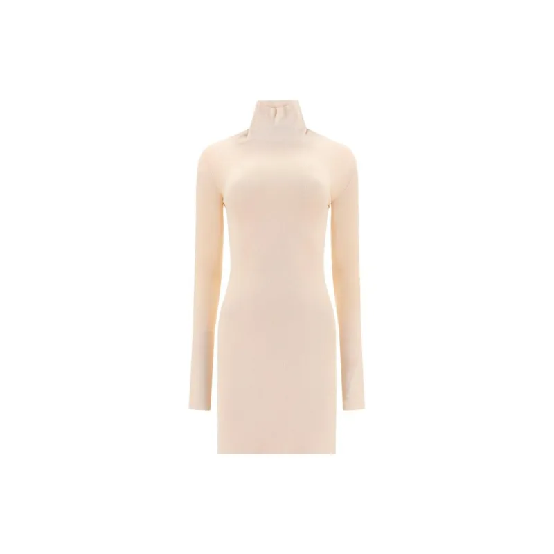 Balenciaga High neck Knitted Midi Dress-6