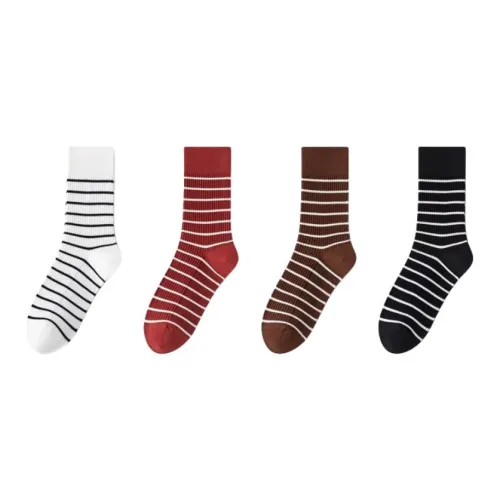 Thirteen day Season Mid Calf Socks Women's 4 Pack