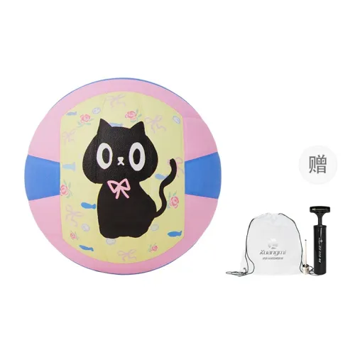 Kuangmi PU Size 5 Ball Volleyball Unisex Pink Blue Macaroon
