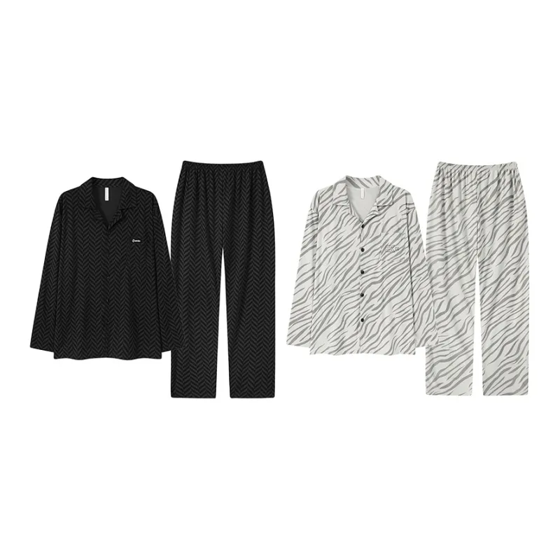 Cotton Gene Pajama Set Men's Combo Set-43