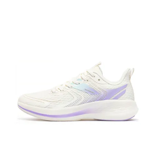 361° Slip-Resistant Low-Top Running Shoes Women's White Purple