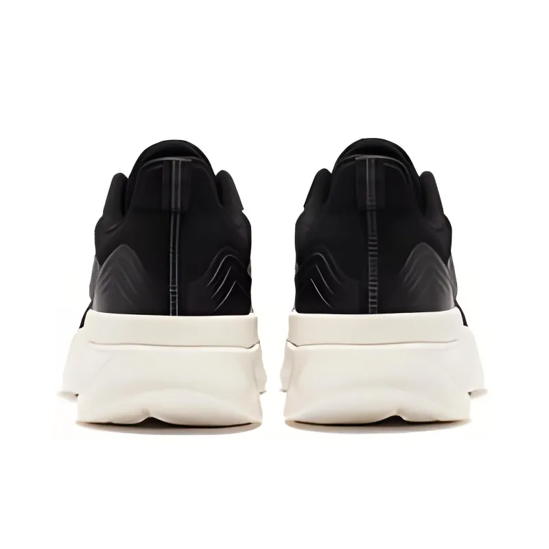 361° Hydrogen Wings Cushioning Abrasion Resistant Lightweight Low Top Running Shoes Men's Black White-1