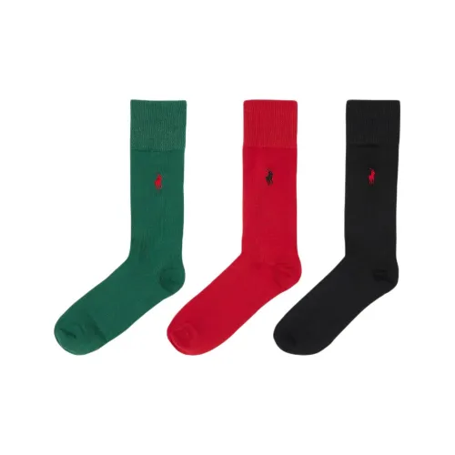 Polo Ralph Lauren Mid-Calf Socks Men's 3 Pack