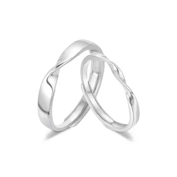 FORCHI Sterling Silver Rings Unisex Anniversary Birthday Gift For Girl