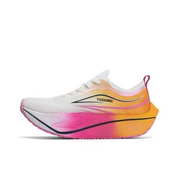 YUDONG Running Shoes Men Low Top White Red