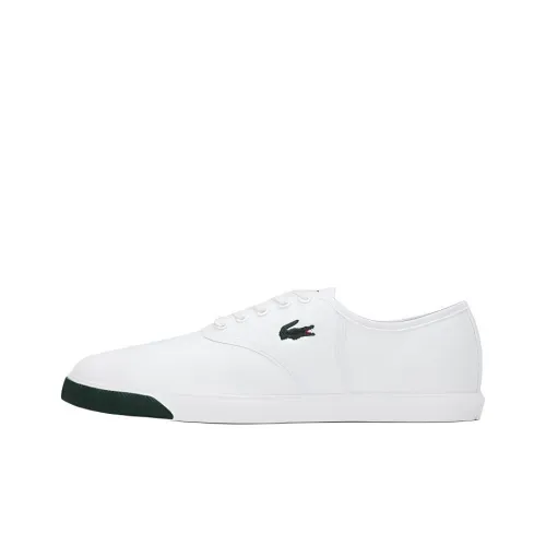 LACOSTE Low Top Skateboard Shoes Men's White