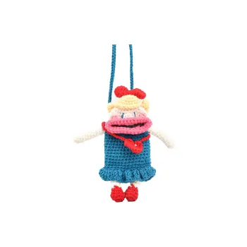 Ji Reminiscence Knitted Fabric Shoulder Bag Crossbody Bag Women's Multicolor