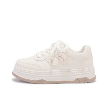 Shen Linsen Cushioning, Slip Resistant, And Abrasion Resistant Low Top Casual Shoes Women's Beige
