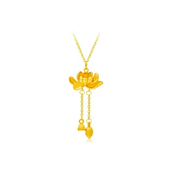 Chongqing Gold Store S925 Silver Necklaces Women's