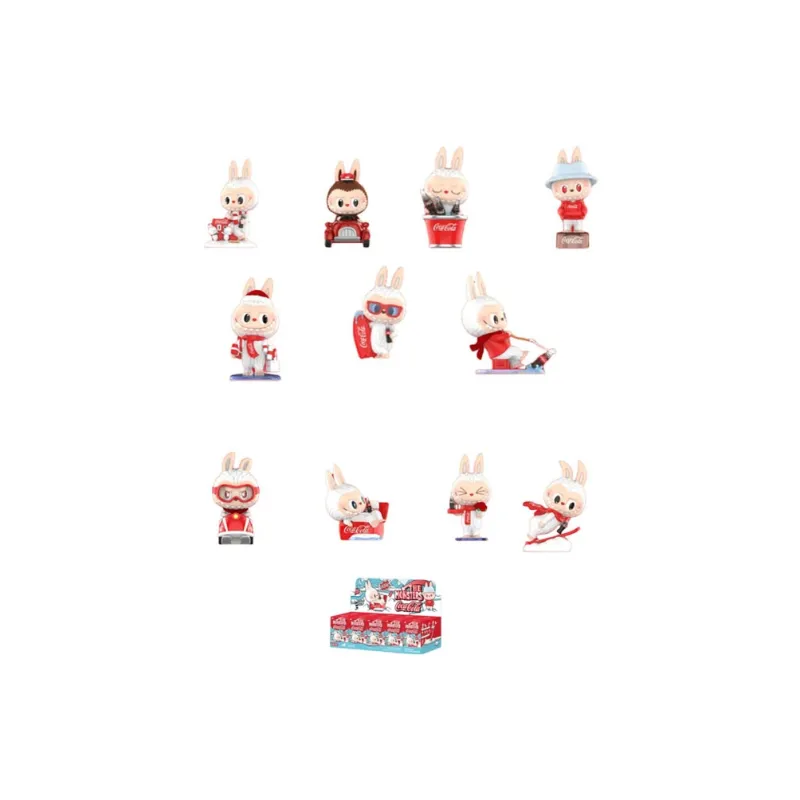 POP MART LABUBU THE MONSTERS Coca Cola Collection Blind Box Products 10 For A Single Blind Box/whole Box-0