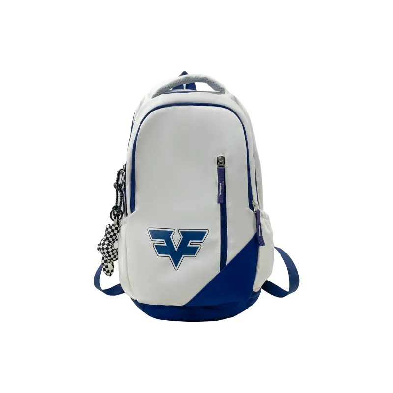 Villelon Nylon Backpack Unisex Red/Blue/Black/Red Blue Multicolor-40