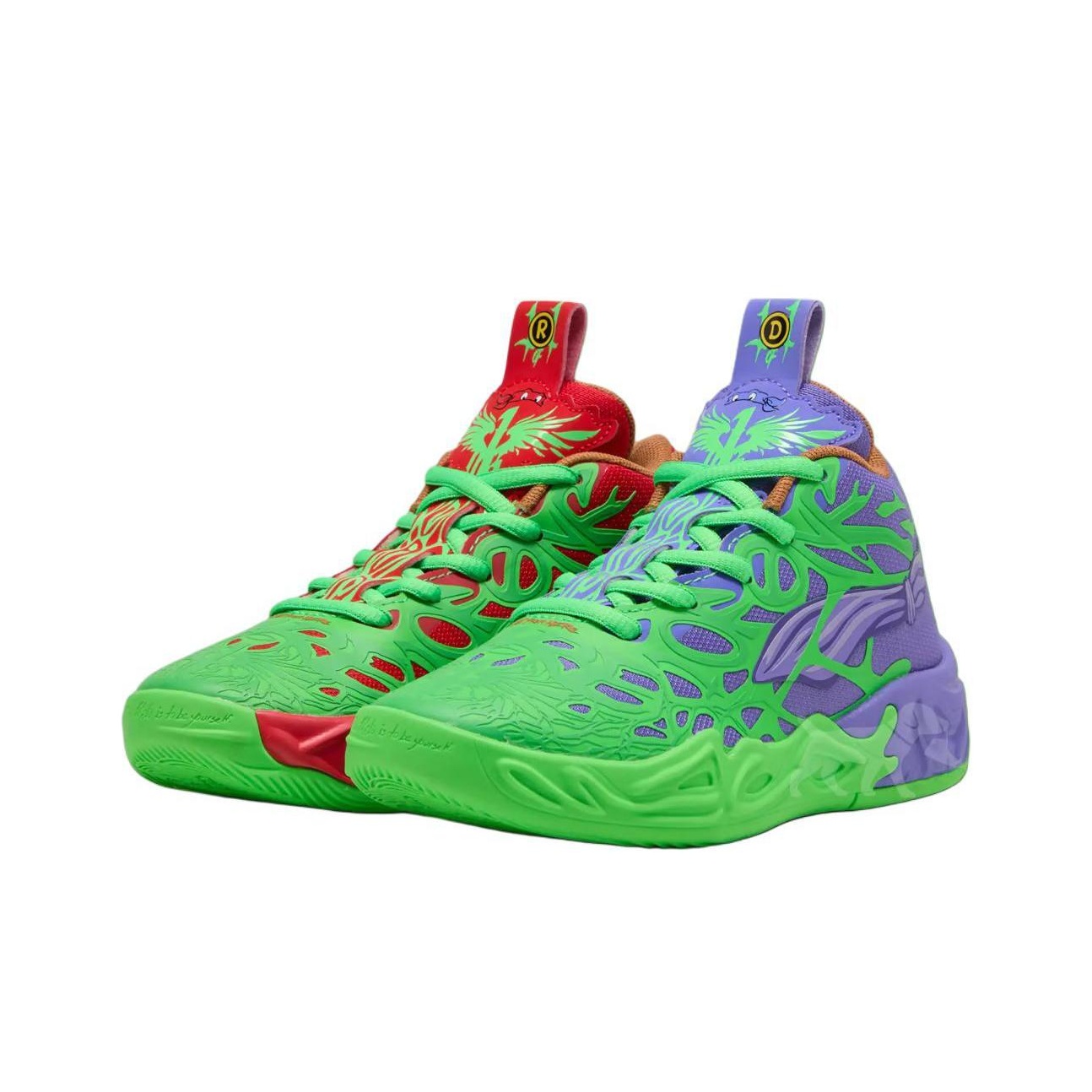 【melonnnnnn*】 Amazon.com: PUMA Kids Boys Mb.03 Lo Teenage Mutant Ninja