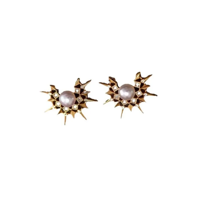 ORDI Freshwater Pearl Stud Earrings Unisex-0