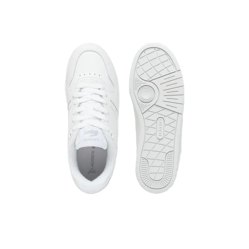 LACOSTE T-Clip Low-Top Skateboard Shoes Women's White-4