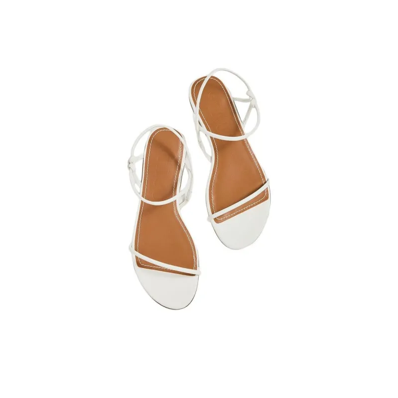 Staud Laurel Strap Sandals Women's White-3