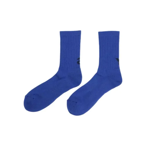 Yohji Yamamoto x CHICSTOCKS Mid-Calf Socks Unisex 1 Pack Blue