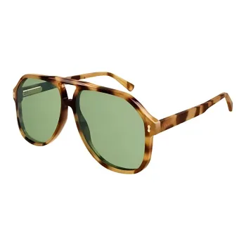 GUCCI Aviator Sunglasses Women's Tortoiseshell