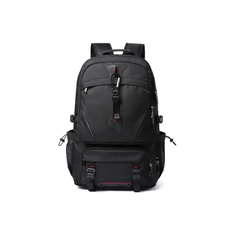 SEPTWOLVES Fabric 17.3 Inches Laptop Bag Backpack Travel Backpack QPL Regular Unisex Black-14
