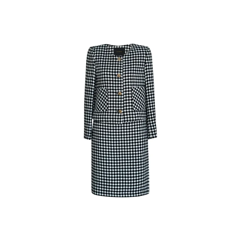 ROEYSHOUSE Skirt Set Women's Plaid-1