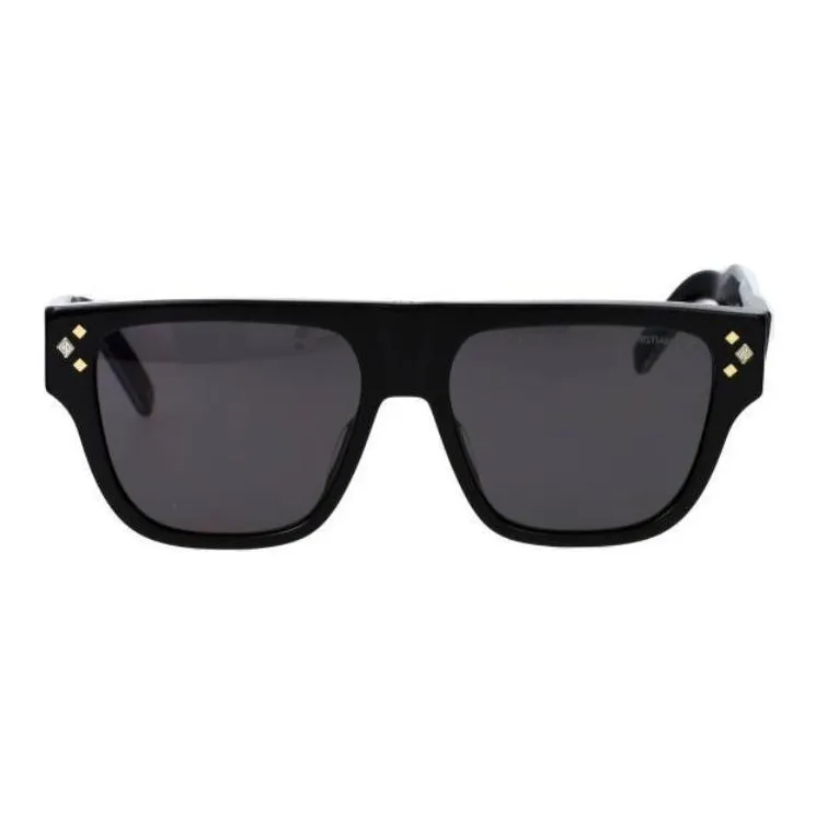 DIOR Plastic Square Sunglasses Men's Black-0